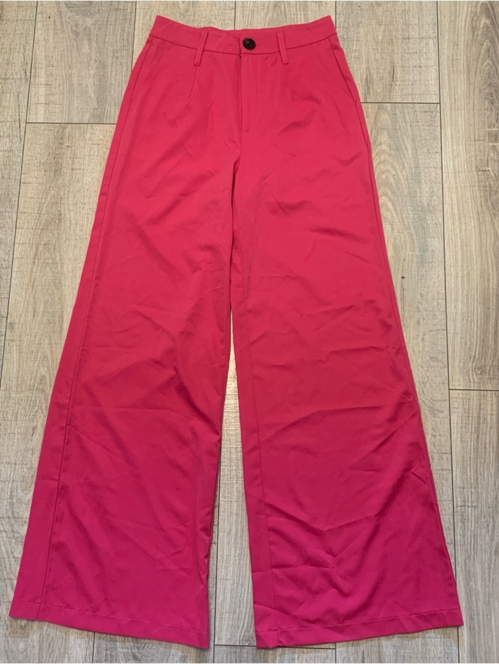 Charlotte Russe Bright Pink Wide leg Pants with Tag.